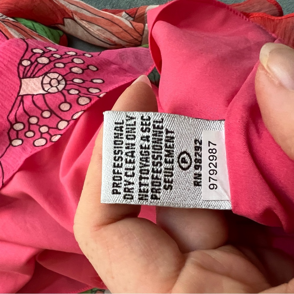 Tibi Pink and Red Floral Dress - Picture 15 of 16